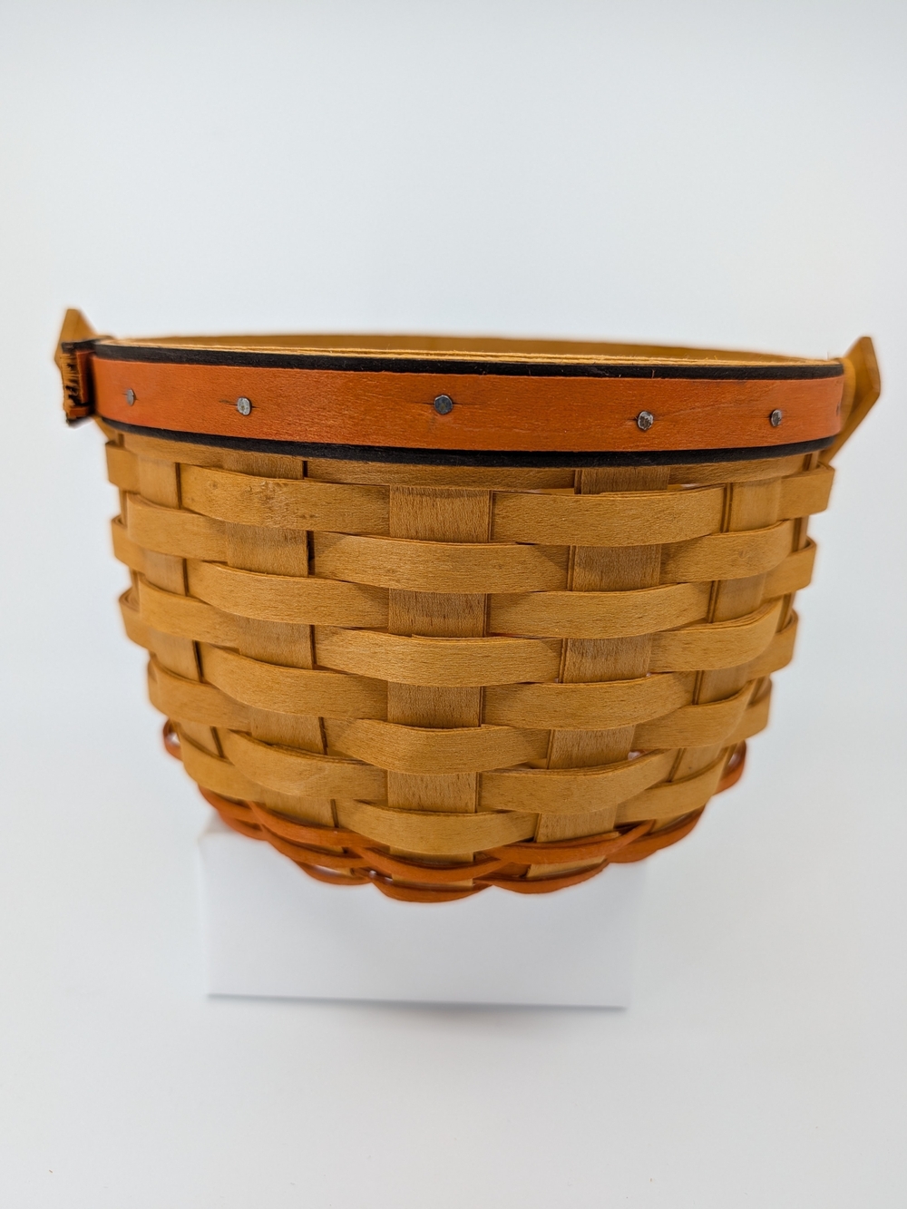 Longaberger Small Pumpkin Basket/Stem Lid/Protector/Jack-O'-Lantern Liner, 16012 - Picture 5 of 12